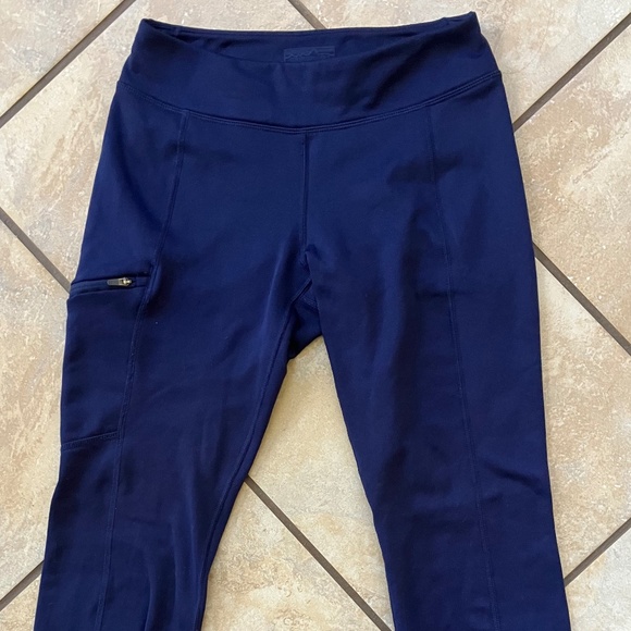 Patagonia Navy Polartec Fleece Leggings – Women’s XS - Picture 1 of 13